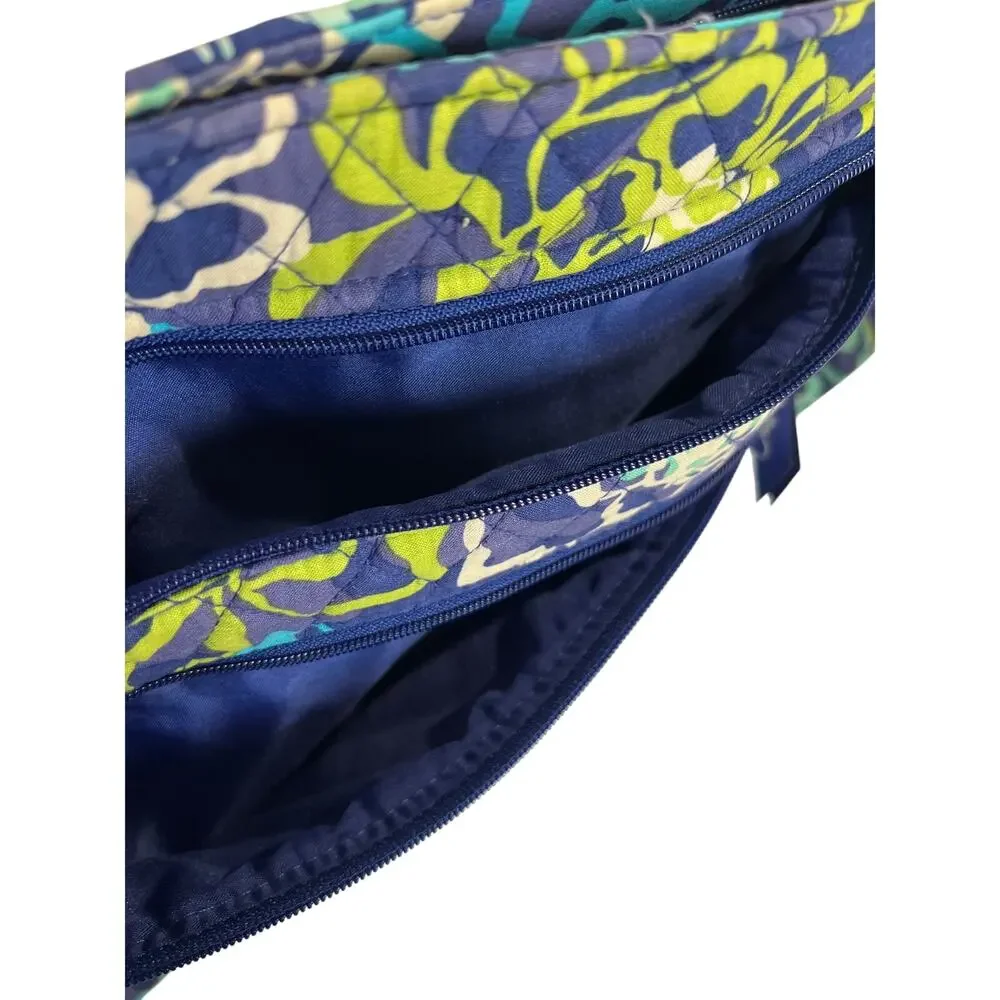 Vera Bradley Retired Katalina Blues Pattern Quilted Hipster Crossbody Purse